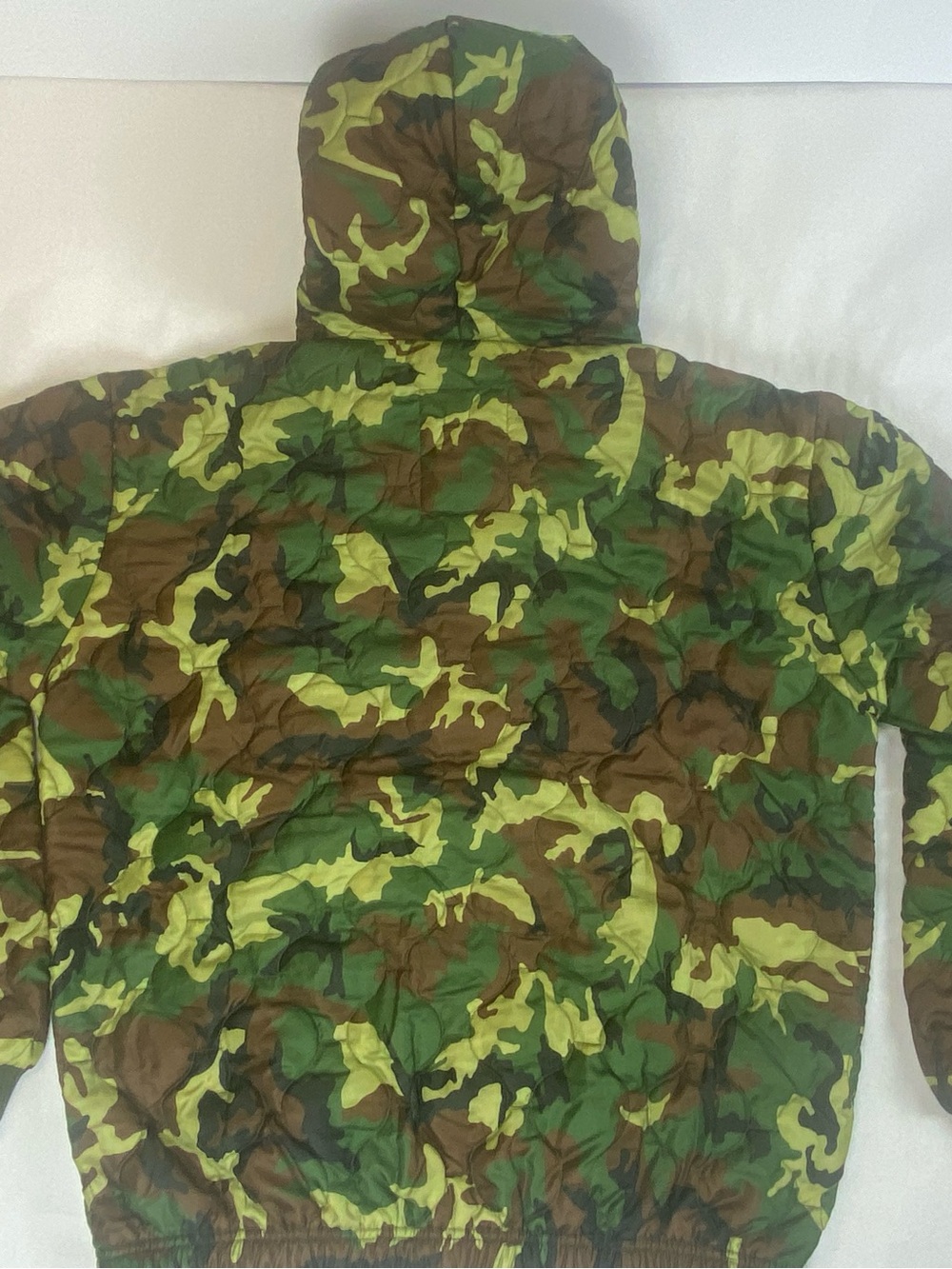 Zero Foxtrot Woobie Pullover Hoodie Mens Large Woodland Camo Kangaroo Pocket L - Picture 6 of 6